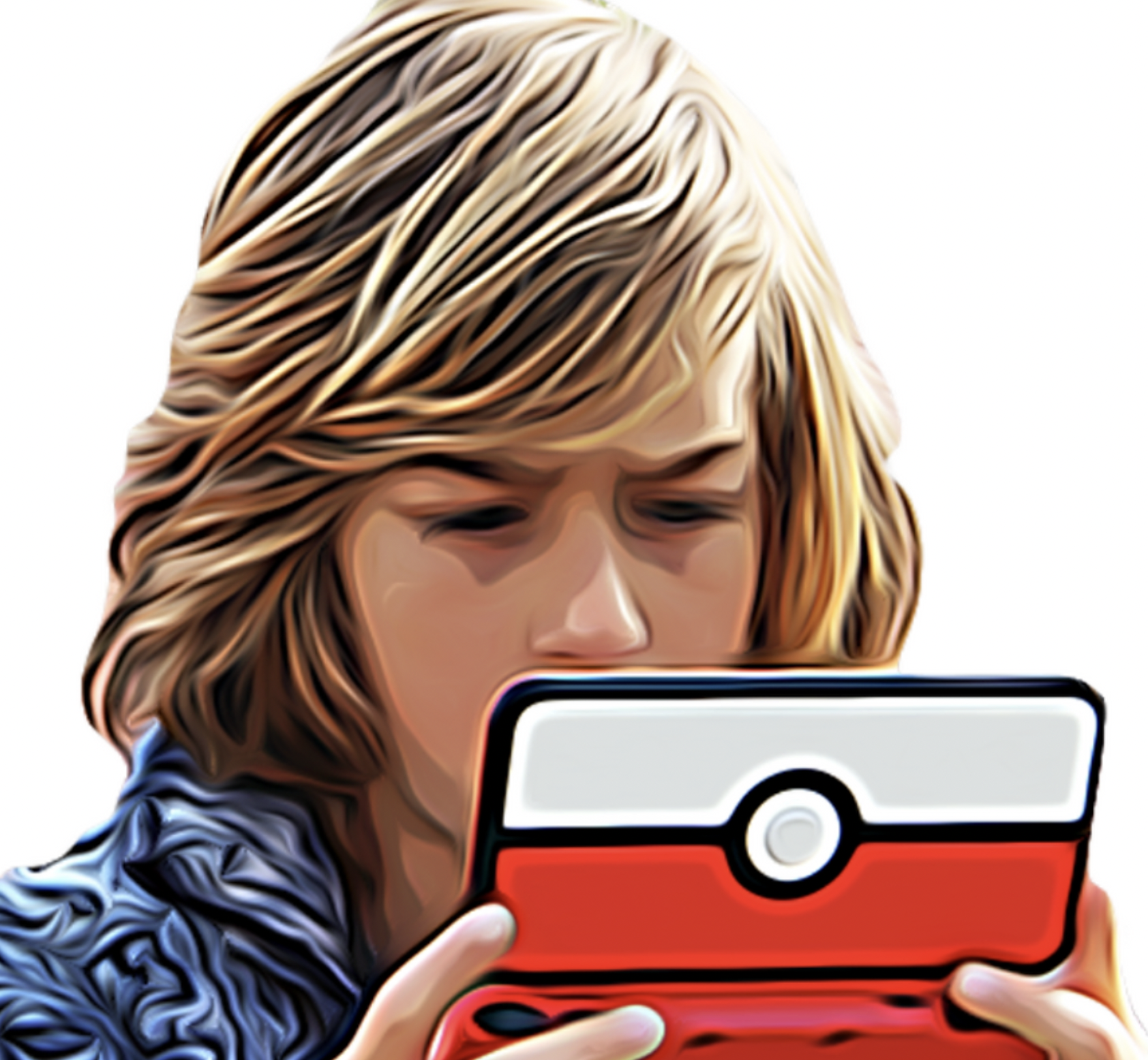 boy playing nintendo